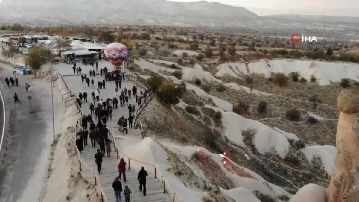 Kapadokya \'Cumhuriyet Bayramı\' nedeniyle yüzde yüz doluluk oranına ulaştı
