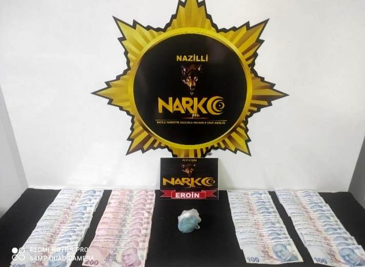 Nazilli\'de uyuşturucu ile yakalanan iki kişi tutuklandı