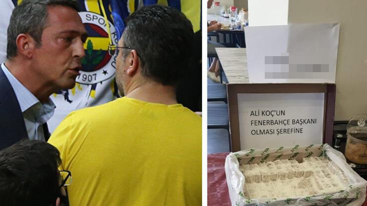 Fenerbahçe taraftarı çok tepkili! Ali Koç için dağıttığı lokumların parasını geri istedi