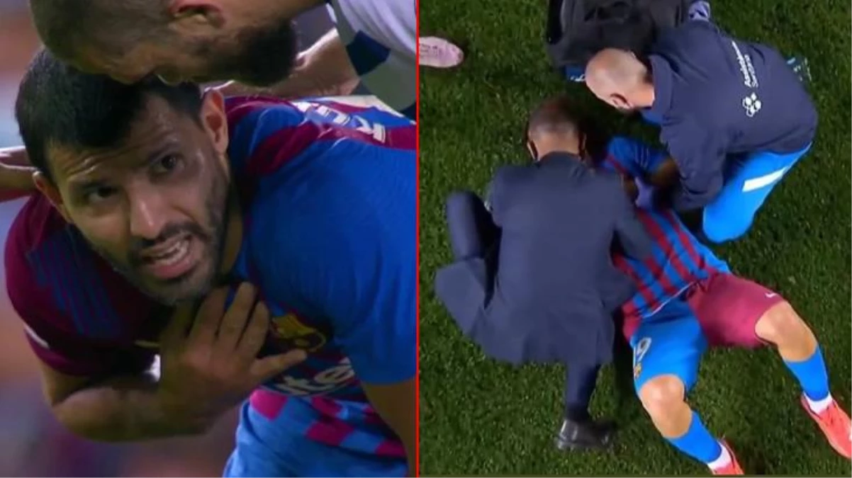 Camp Nou\'da korku dolu anlar! Göğsünü tutarak yere yığılan Barcelona\'nın yıldızı hastaneye kaldırıldı