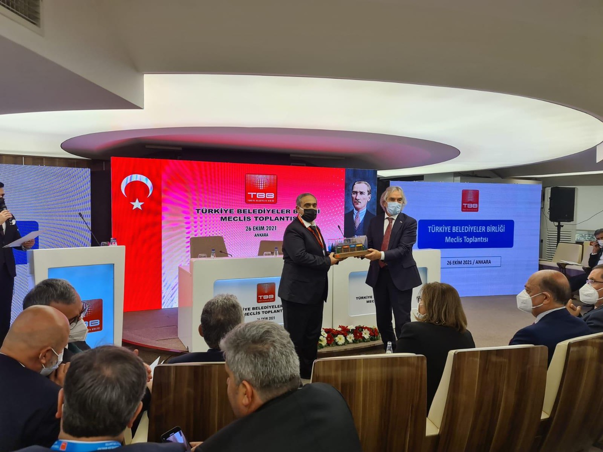 Türkiye Belediyeler Birliğinden Melikgazi Belediyesine ödül