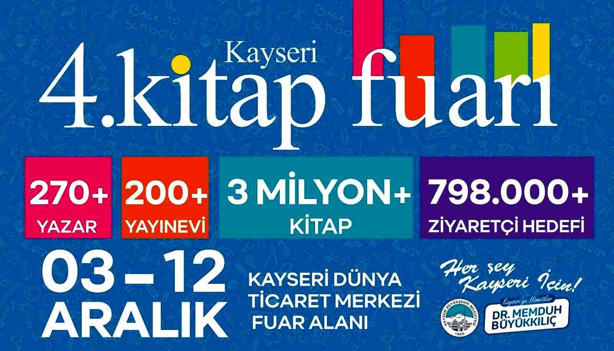 4. Kitap Fuarı kitapseverlerle buluşuyor