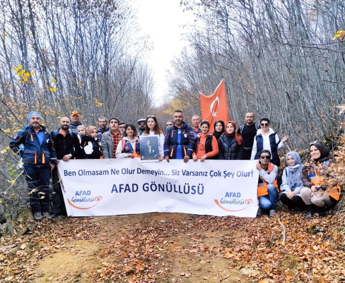 AFAD gönüllüleri doğa yürüyüşünde buluştu