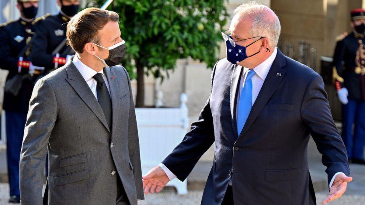 AUKUS: Macron, Avustralya Başbakanı Morrison\'ı, iptal edilen denizaltı anlaşması konusunda kendisine yalan söylemekle suçladı