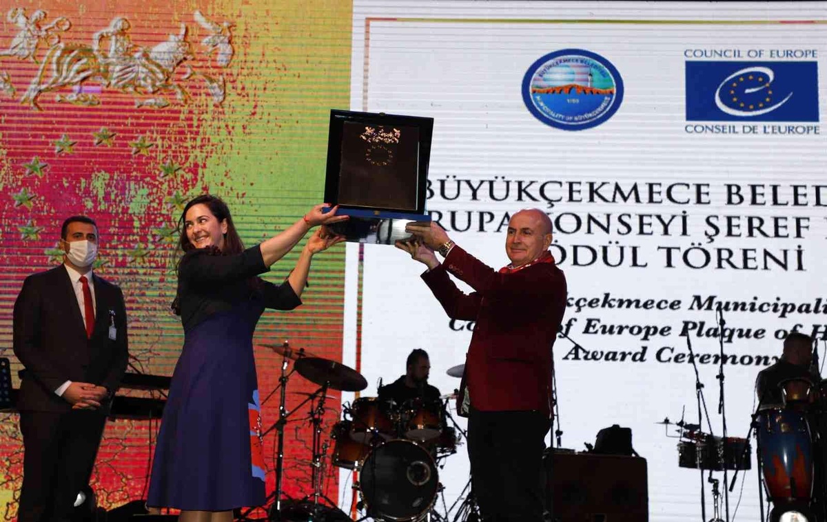 Avrupa Konseyi\'nden Büyükçekmece\'ye "Avrupa Şeref Plaketi" ödülü