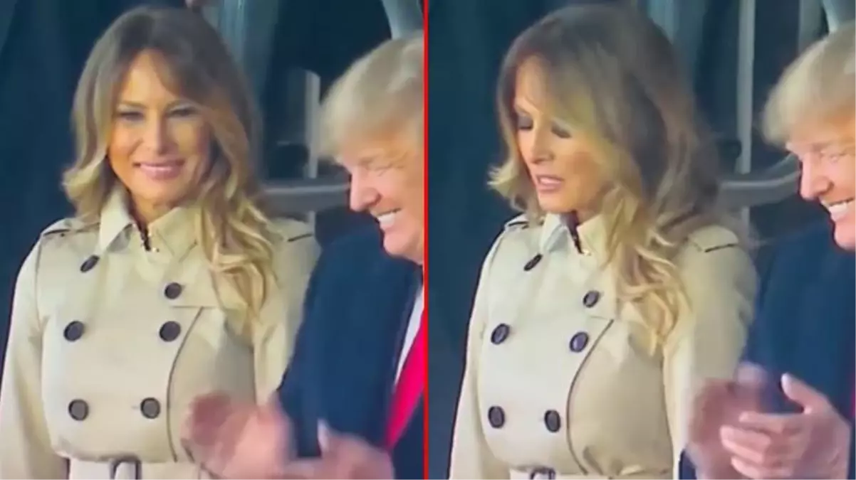 Melania Trump boşanma dedikodularını yalanladı ama çok da mutlu değildi