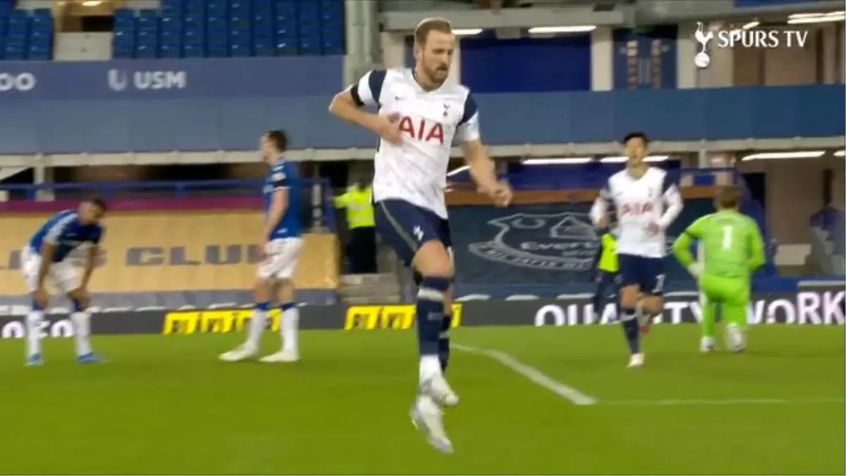 Harry Kane Everton Karşısında İki Gol Buluyor