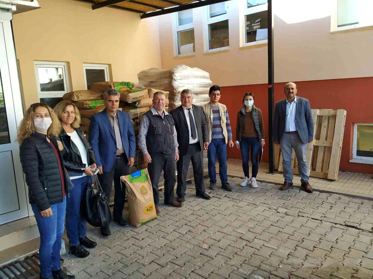 Hububat üreticilerine buğday tohumu dağıtıldı