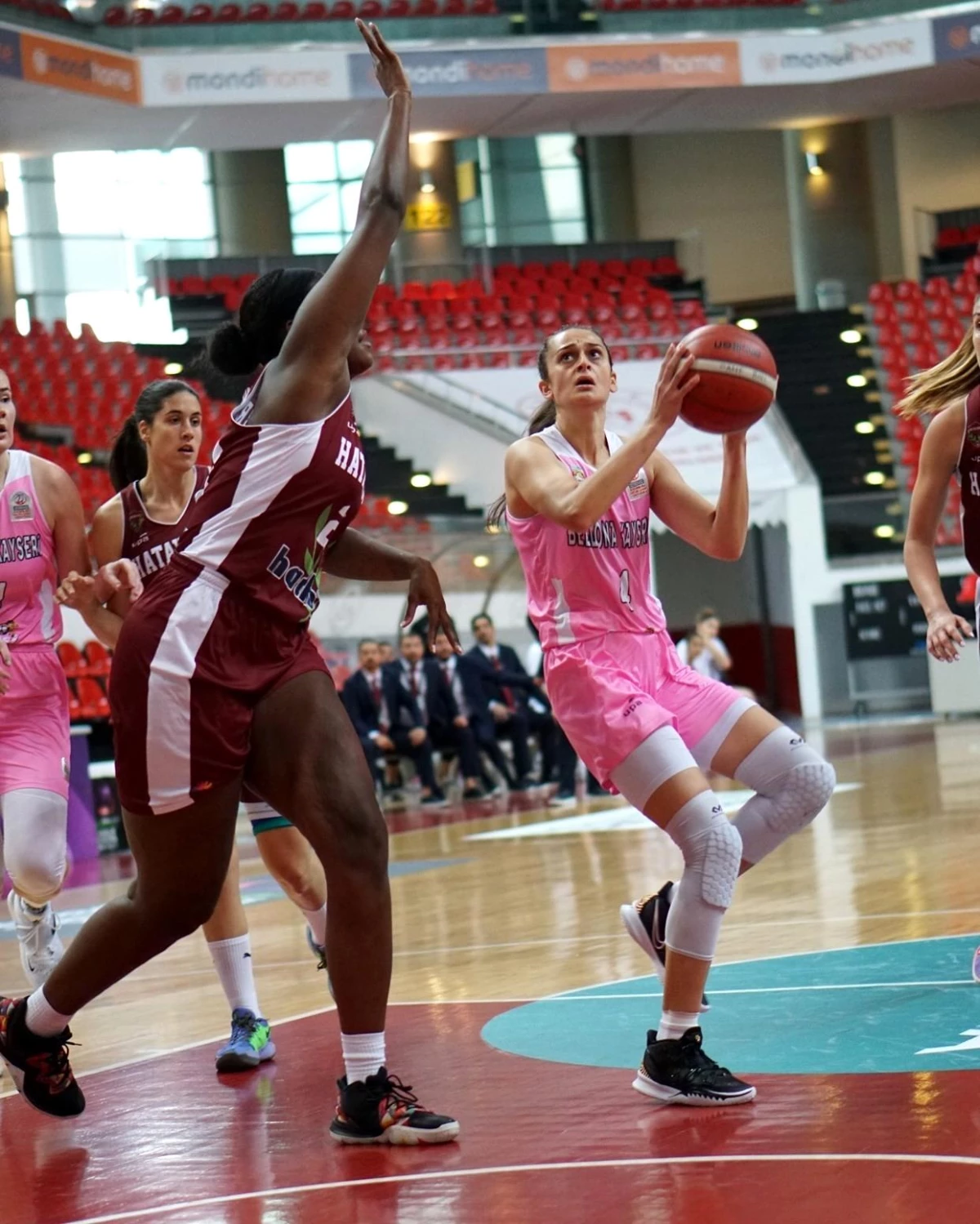 Kadınlar Basketbol Süper Ligi: Bellona kayseri Basketbol: 93 Hatayspor: 94
