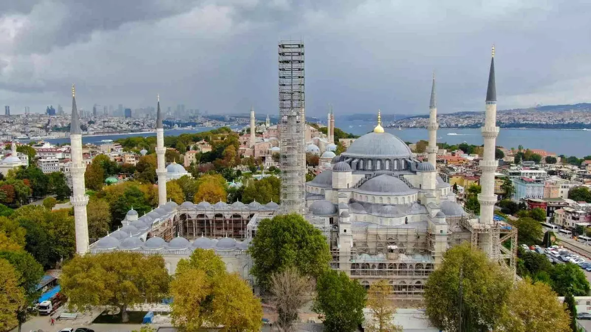 Sultanahmet Camii restorasyonunda sona yaklaşıldı