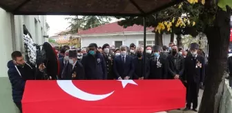 Tekirdağ'da vefat eden Kıbrıs gazisi son yolculuğuna uğurlandı