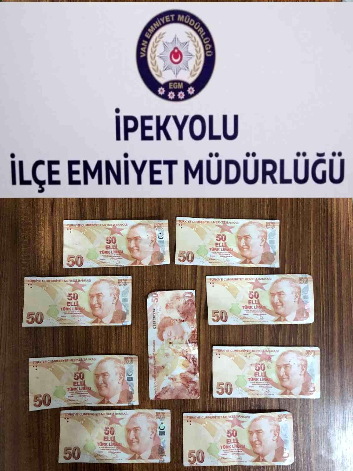 Van\'da sahte para ele geçirildi