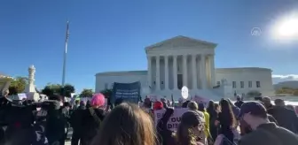 WASHINGTON - ABD'de yüzlerce kişi Teksas'ta yürürlüğe giren kürtaj yasasını protesto etti (2)