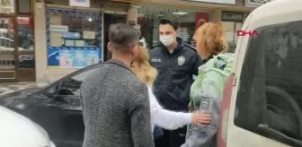 Eski sevgilisinin eşini bıçakla rehin aldı