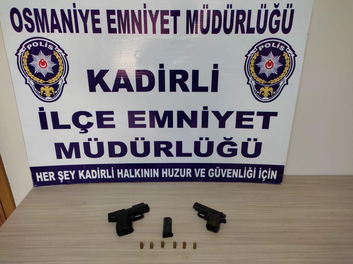 Osmaniye\'de asayiş denetiminde yakalanan şüpheli tutuklandı