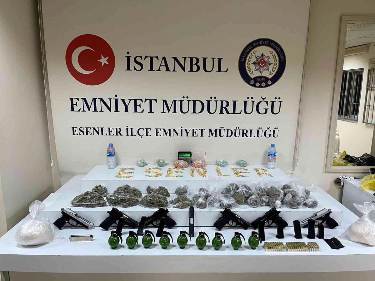 Uyuşturucu operasyonunda 9 adet el bombası ele geçirildi