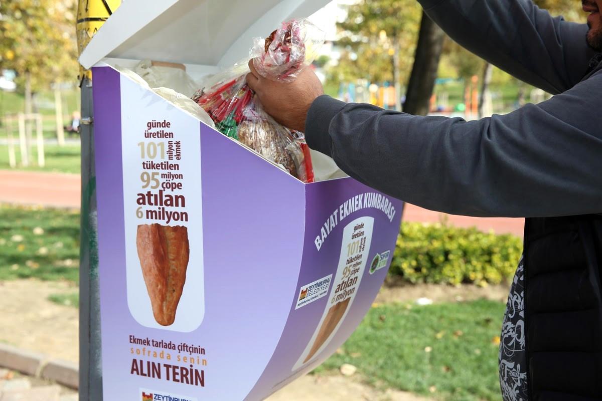 Zeytinburnu\'nda \'Bayat Ekmekler\' yeme dönüşüyor