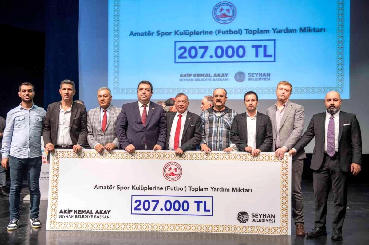 Adana\'da amatör futbol kulüplerine 207 bin TL yardım