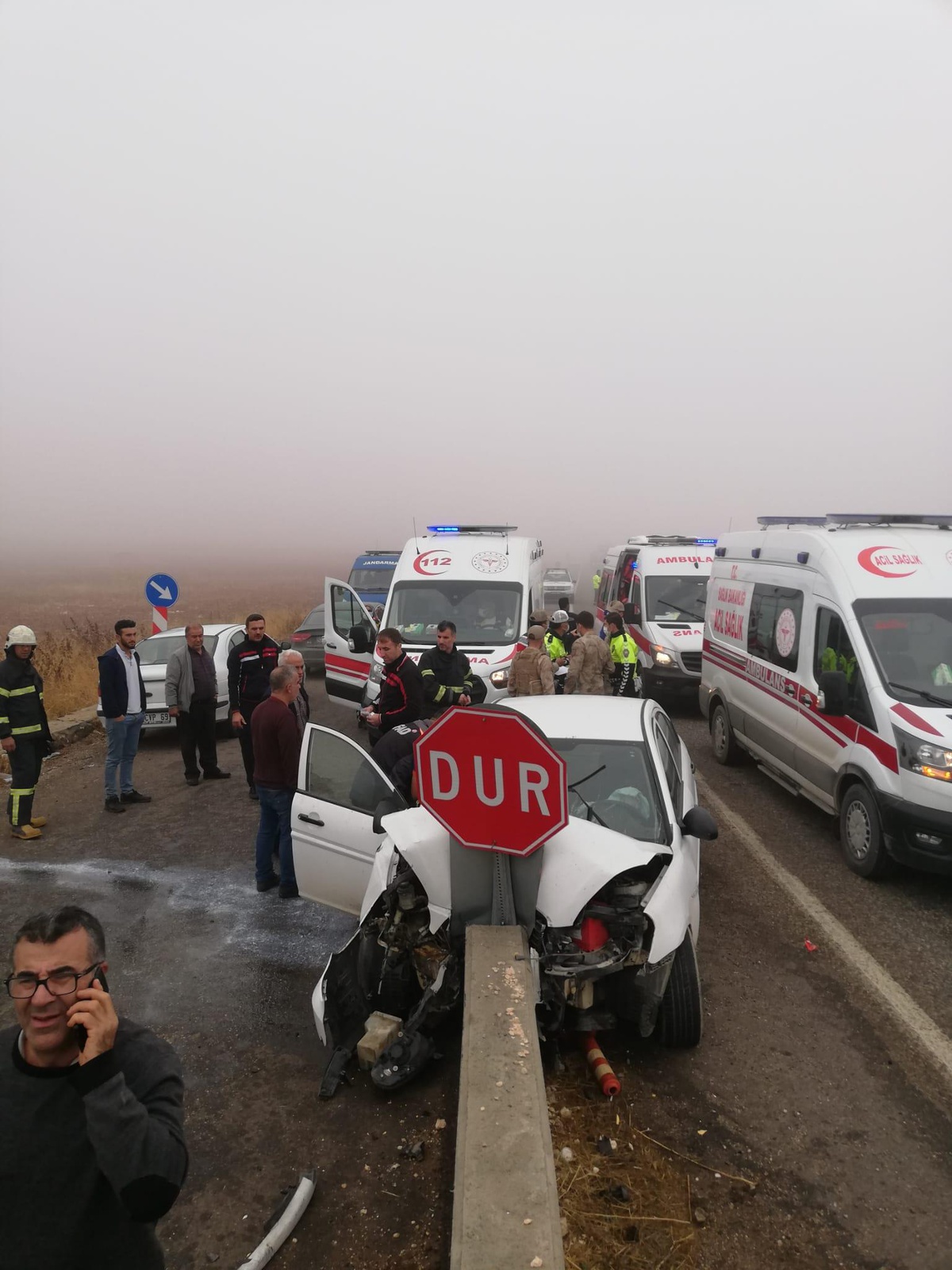 Adıyaman\'da trafik kazasında 1 kişi öldü, 5 kişi yaralandı