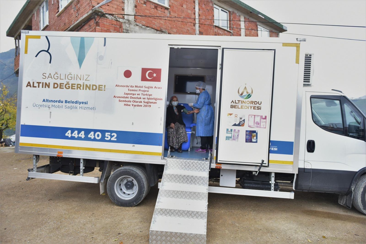 Altınordu Belediyesinden aşı çalışmalarına destek