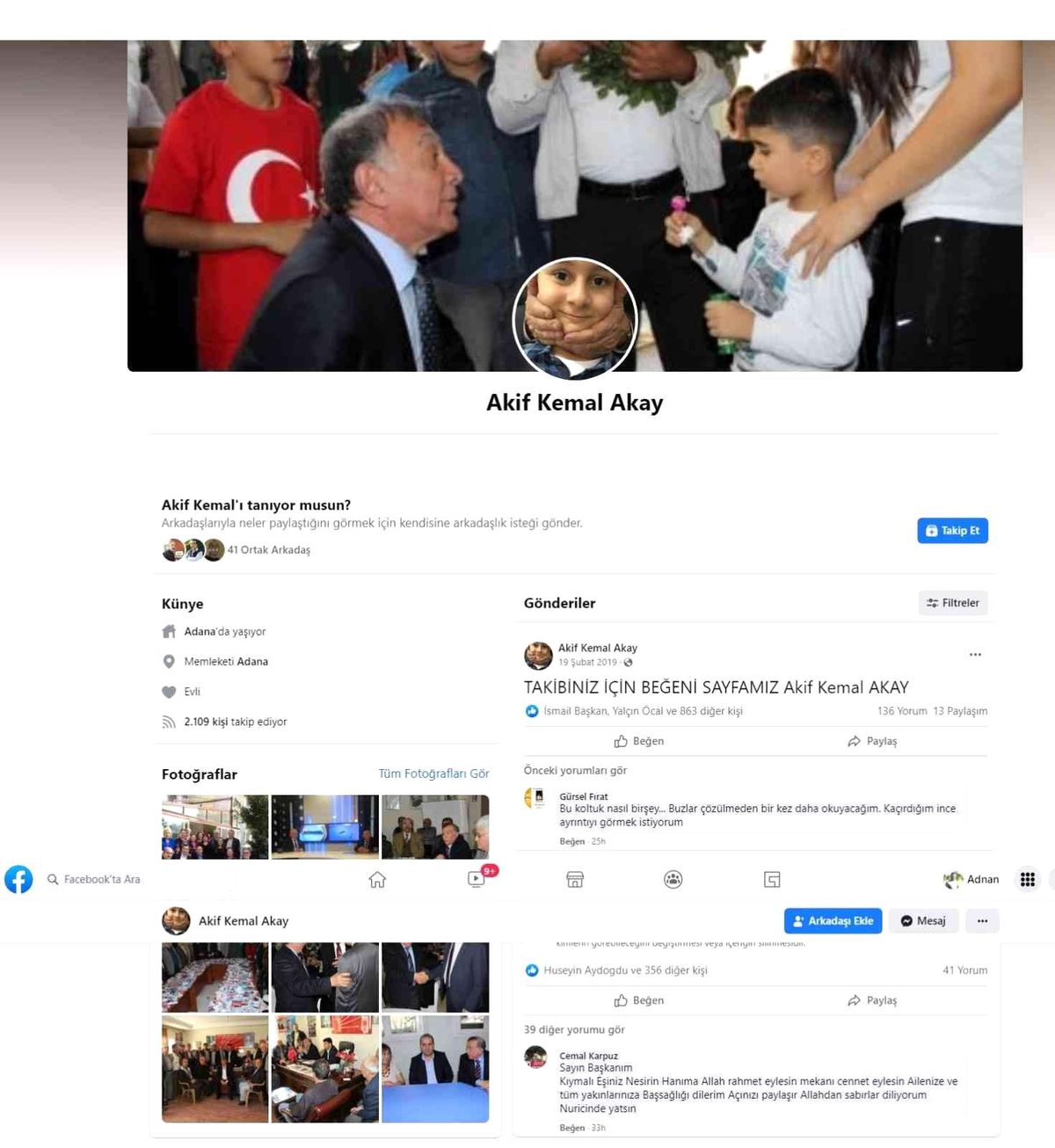 Başkan Akay\'ın adına sahte hesap açmışlar