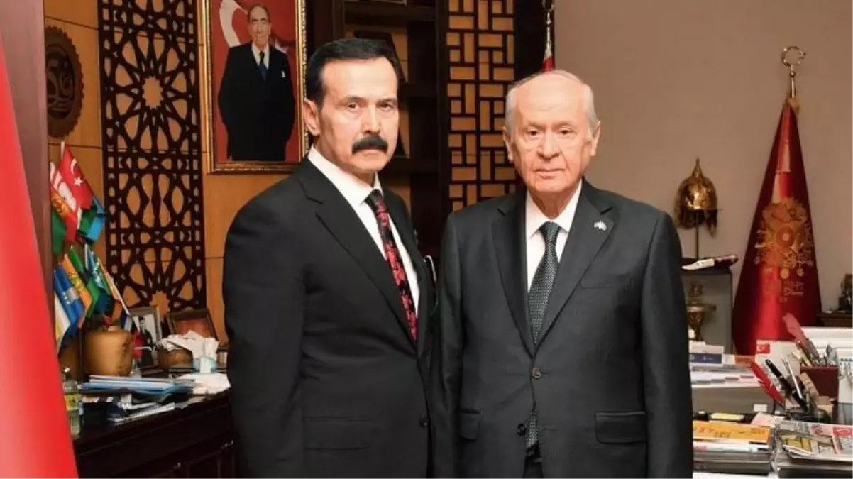 Cezaevinden tahliye olan Kürşad Yılmaz, MHP Lideri Devlet Bahçeli\'yi makamında ziyaret etti