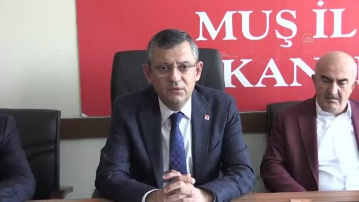 CHP Grup Başkanvekili Özel, basın toplantında konuştu