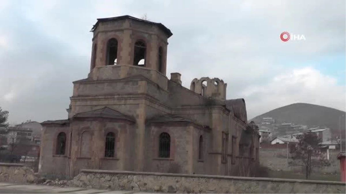 Erzurum\'da bulunan Rus Kilisesi\'nin restorasyon çalışmaları devam ediyor