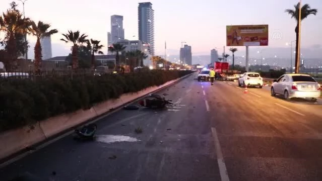 Son dakika haberleri... Kaza yapan motosiklet sürücüsü hayatını kaybetti