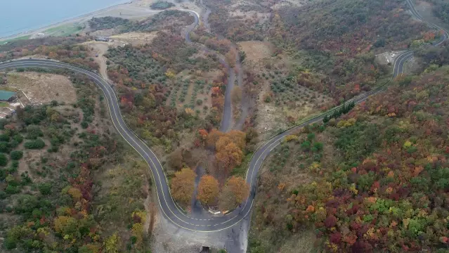 Tekirdağ'daki ormanlar sonbahar renklerine büründü