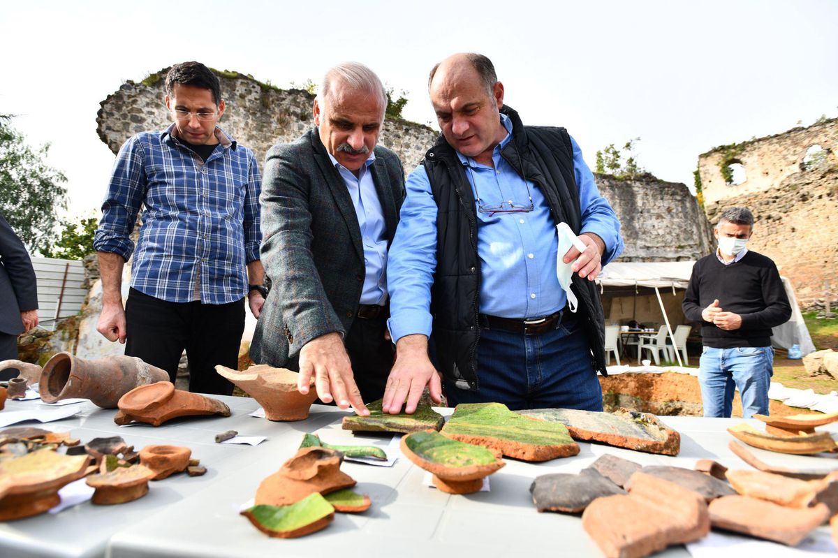Trabzon\'da Zağnos Vadisi\'ndeki arkeolojik kazıların ilk etabı tamamlandı
