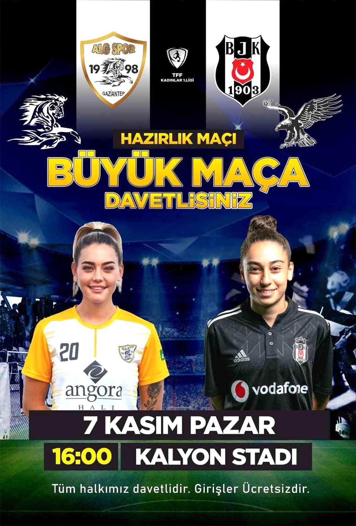 ALG Spor hazırlık maçında Beşiktaş\'ı konuk edecek