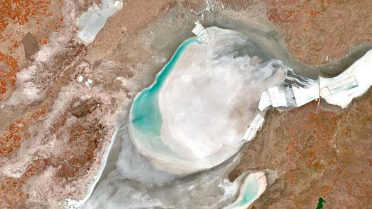 Avrupa Uzay Ajansı Tuz Gölü\'nün görüntüsü paylaştı!