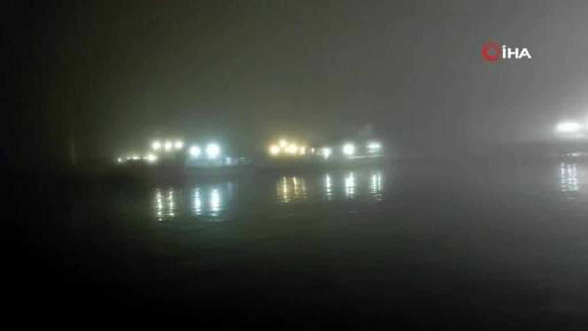 Çanakkale\'de sis nedeniyle göz gözü görmüyor