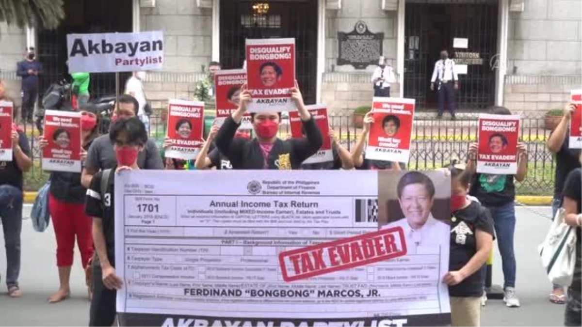 Filipinler\'de Bongbong Marcos karşıtı protesto