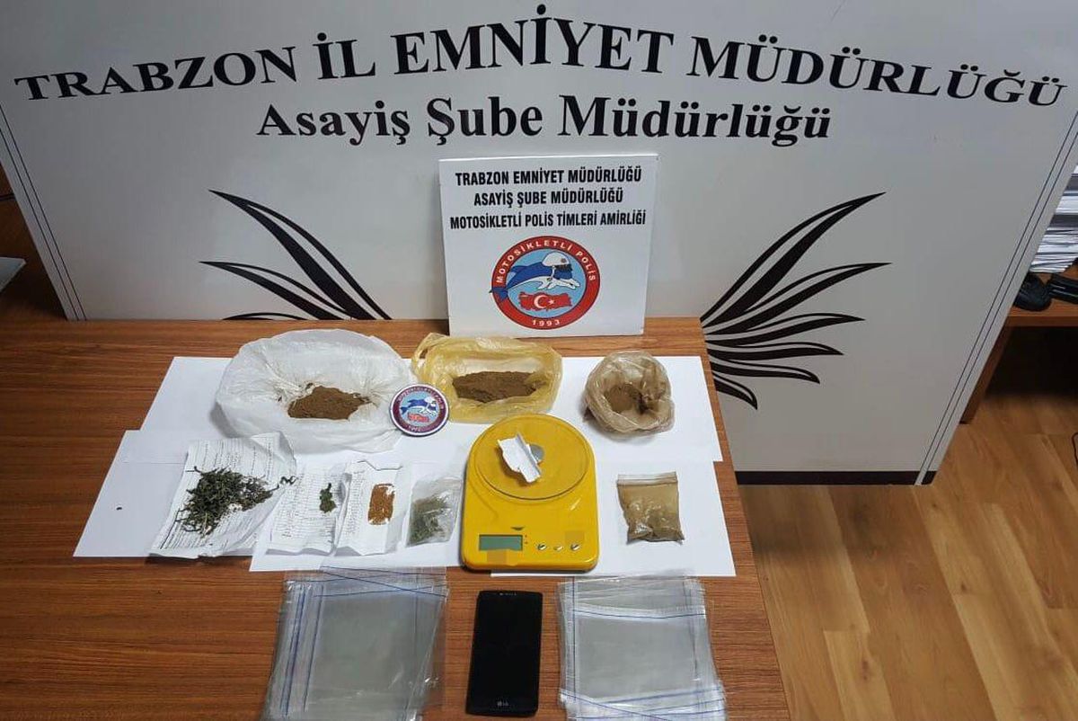 Son dakika haberleri... Trabzon\'da uyuşturucu operasyonunda 1 şüpheli gözaltına alındı