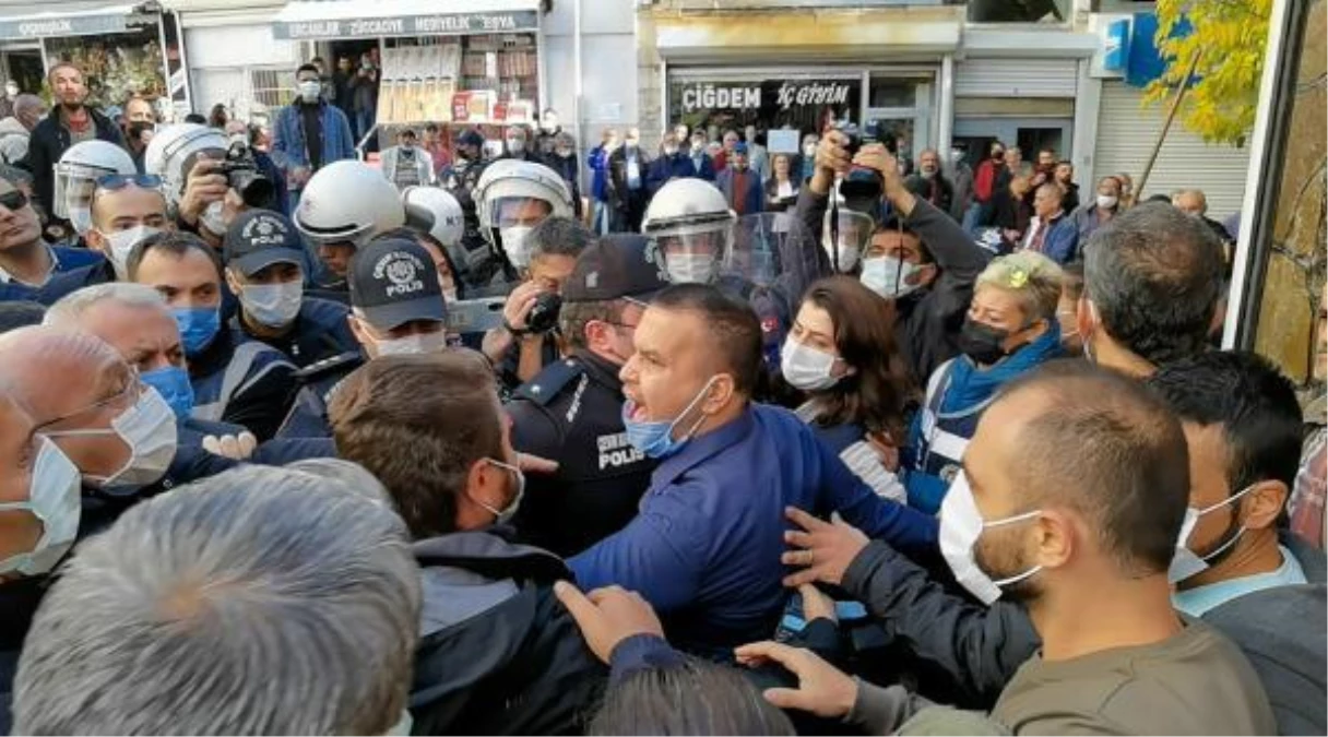 Tunceli\'de HDP\'nin basın açıklaması gerginliği