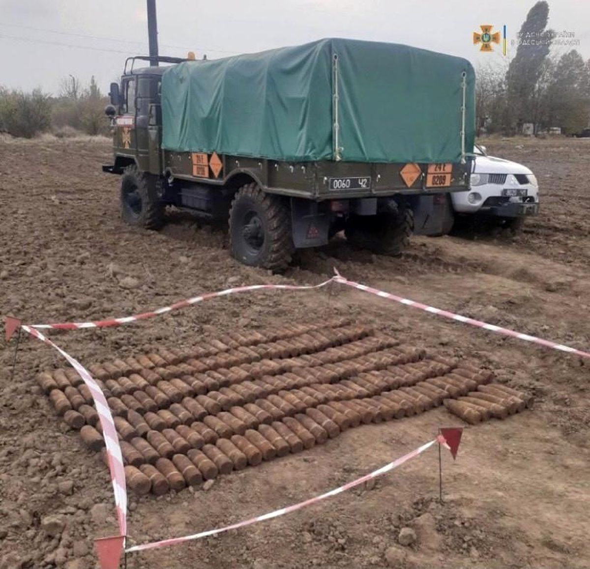Son dakika haber | Ukrayna\'da 2. Dünya Savaşı\'ndan kalma 380 adet top mermisi bulundu