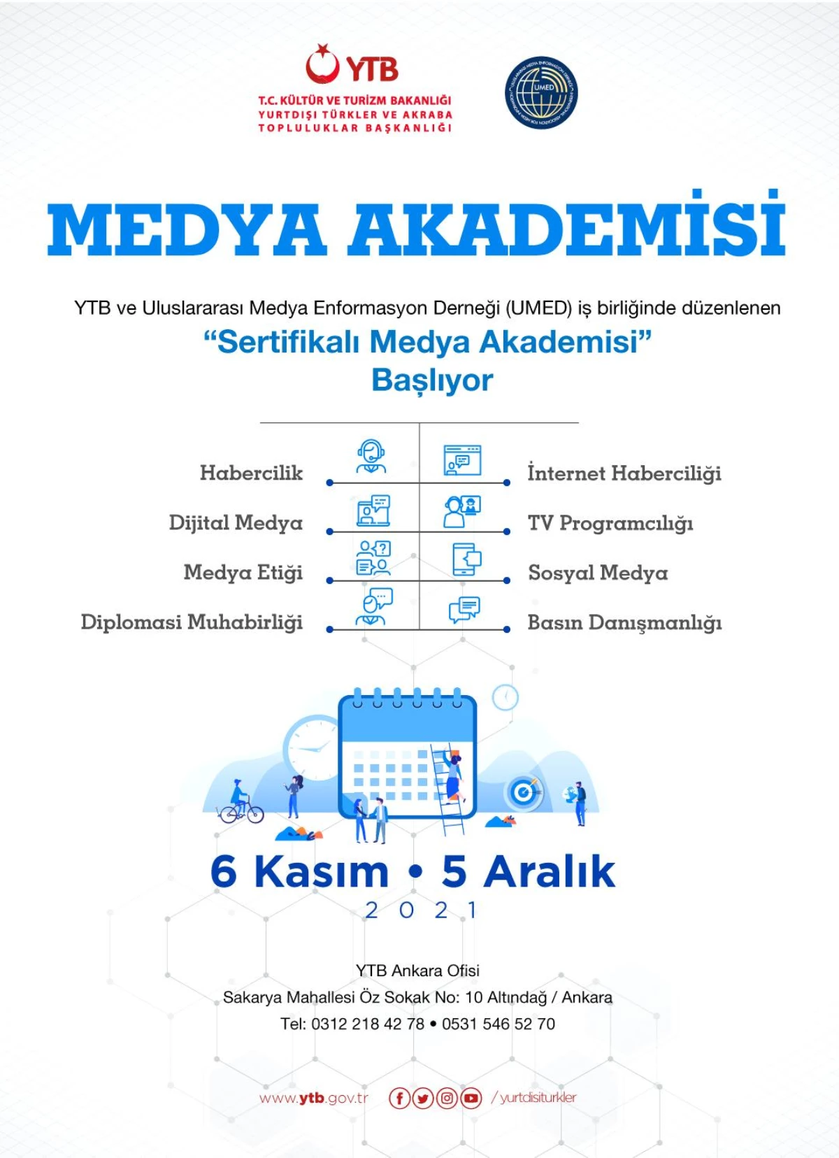 Uluslararası Öğrenciler Medya Akademisi Başlıyor