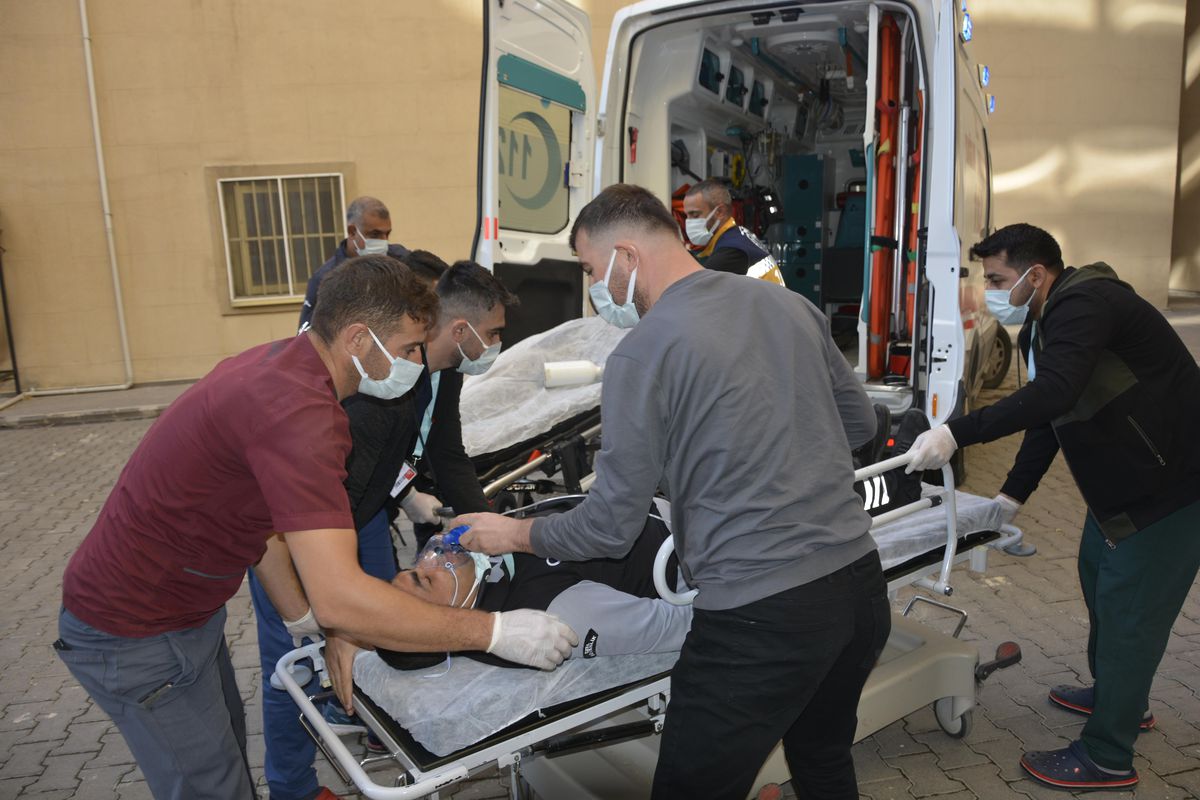 Viranşehir Devlet Hastanesinde yangın tatbikatı yapıldı