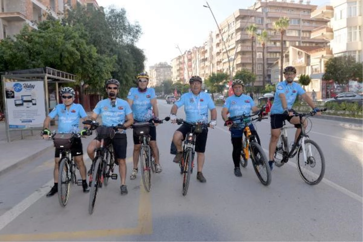 SPOR Anıtkabir\'deki 10 Kasım töreni için Hatay\'dan bisikletleriyle yola çıktılar