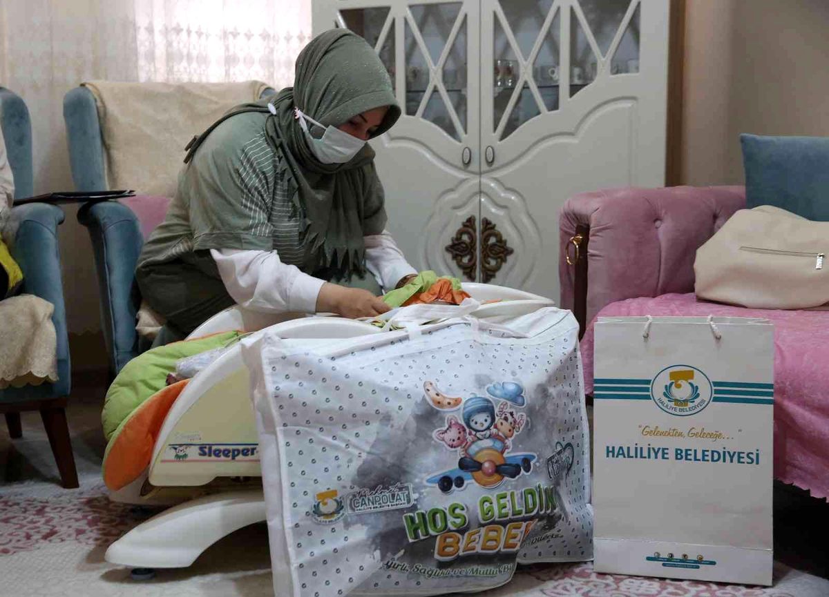 Haliliye Belediyesi bin 150 bebeğe "merhaba" dedi