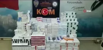 Hatay'da barkod numarası kazınmış bin 267 adet tıbbi ilaç ele geçirildi