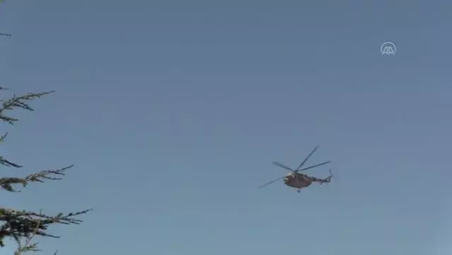 Jandarmadan helikopter destekli trafik denetimi