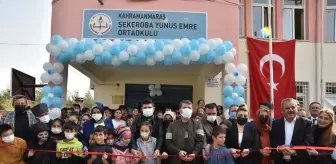 Kahramanmaraş'ta veli girişimiyle okula kütüphane kuruldu