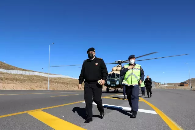 Jandarmadan helikopter destekli trafik denetimi