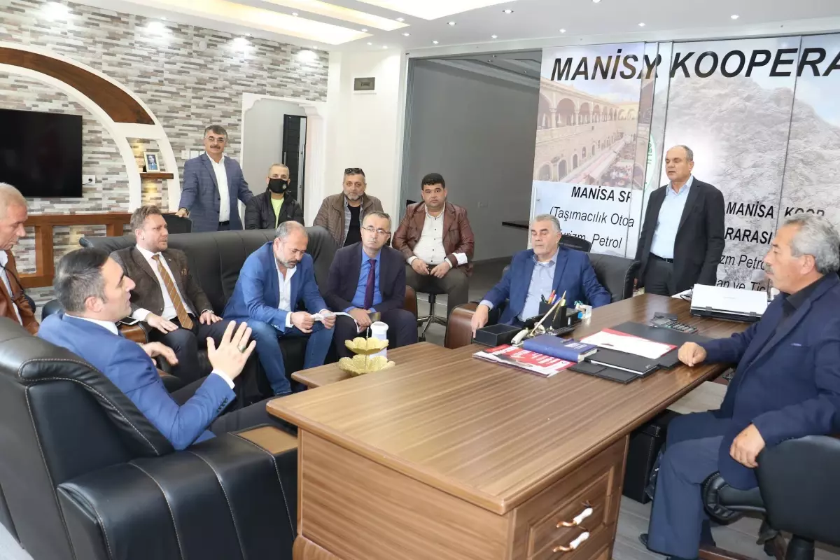 Manisa Büyükşehir\'den kamyoncular kooperatifi ziyareti