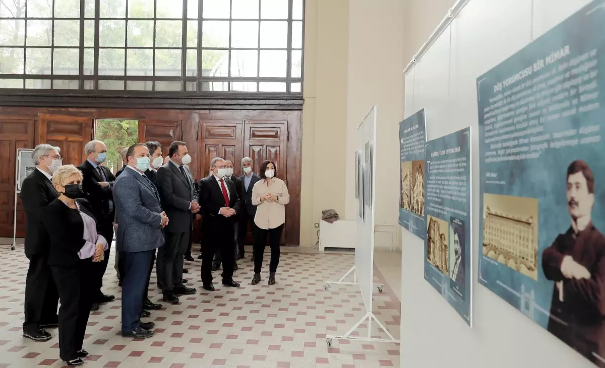 Mimar Kemaleddin, imzasını taşıyan eserinde düzenlenen sergiyle anıldı