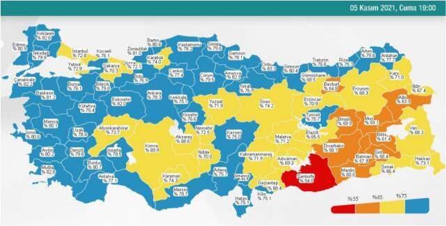 Son dakika: Sağlık Bakanlığı koronavirüs vaka tablosunu yayınladı! İşte 5 Kasım Cuma günü vaka sayıları