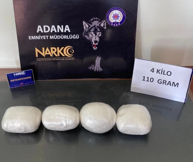 Adana'da 888 adet uyuşturucu hap ele geçirildi